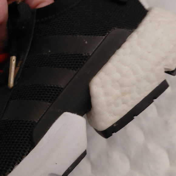 Adidas Black and White Sneakers - Picture 9 of 11